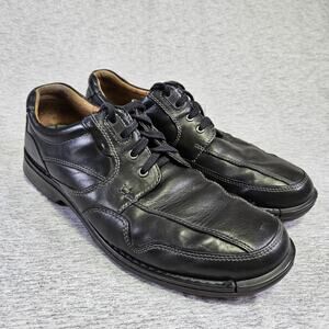 ECCO Mens Fusion Dress Sneaker Lace-Up Shoes Leather Black Comfort 47 US 13/14